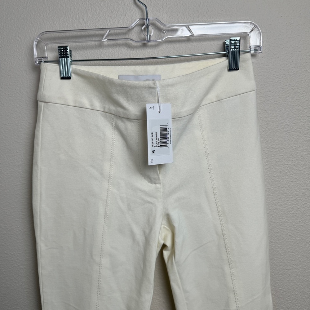 10 Crosby Derek Lam Maeve Front Slit Trouser In‎ Soft White TC00117ACR - Picture 7 of 13